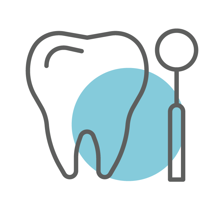 Sixty Six Dental Icons 718x666 Tooth and Mirror